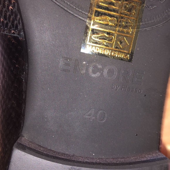 NWB Encore by Fiesso Genuine leather boot sparkle shoes loafer - Picture 9 of 15